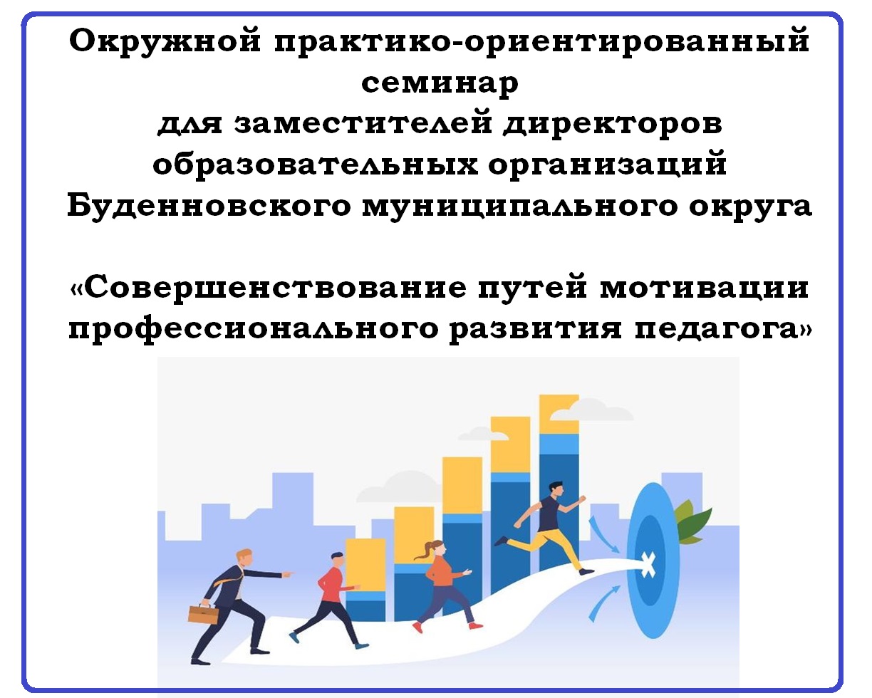 Окружной практико-ориентированный семинар   «Совершенствование путей мотивации профессионального развития педагога».